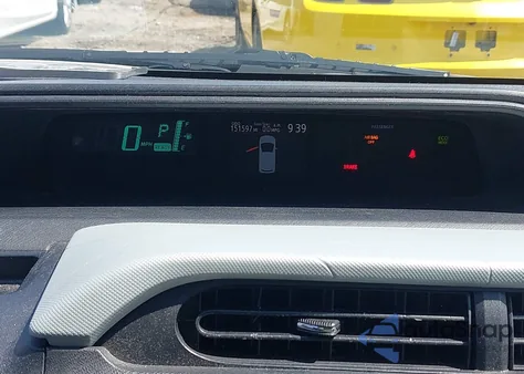 2012 Toyota Prius C Three from USA, damaged, VIN JTDKDTB31C1516520